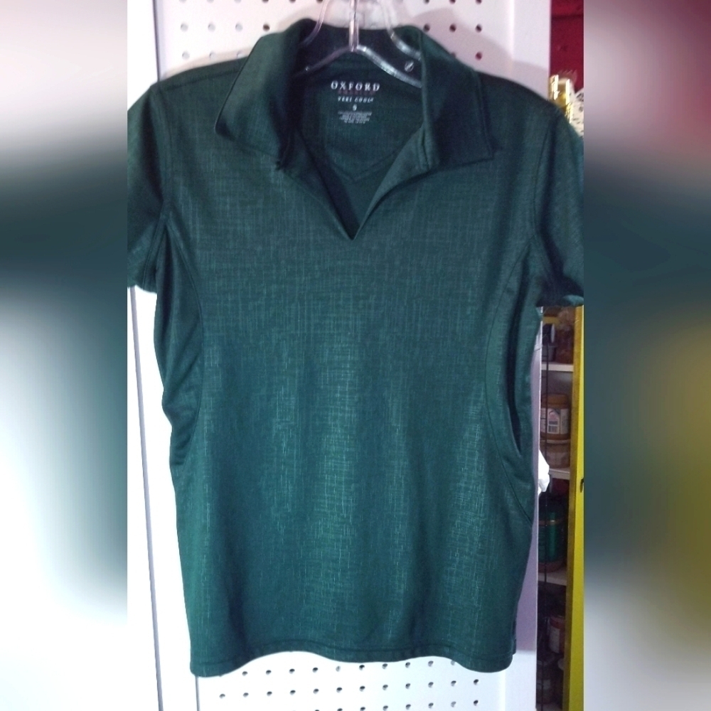 Oxford America collared top